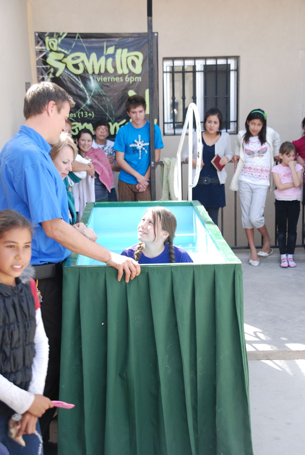 Annelise gets baptized!