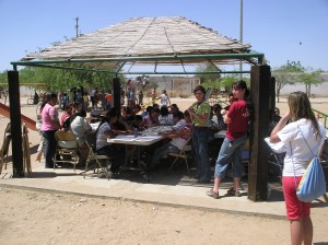 Shelli leading the craft time with over 30 ladies!